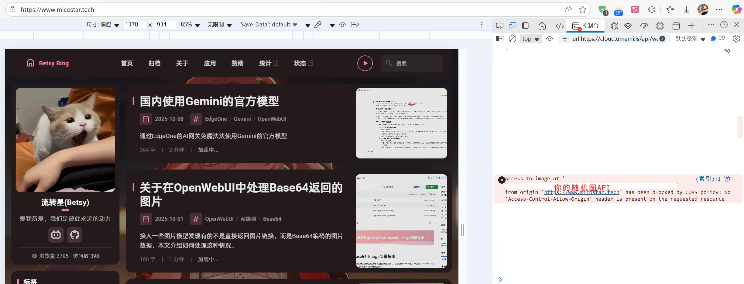 解决Cloudflare搭建的图床跨域问题